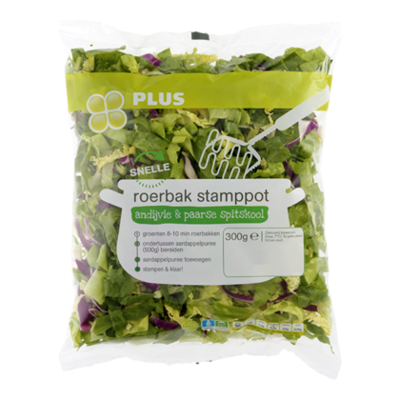 Huismerk Snelle roerbakstamppot andijvie